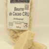 Beurre de cacao cru artisanal
